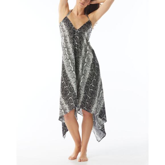 Women's Vince Camuto Snake-Print Cover-Up Multi-Wear Dress, Size XS - Black - Picture 1 of 12